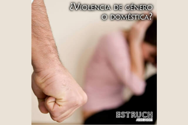 violencia genero vs violencia domestica